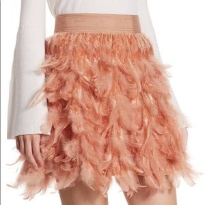 NWT Alice + Olivia feather skirt 4
